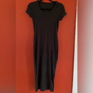Forever 21 Black Midi Dress